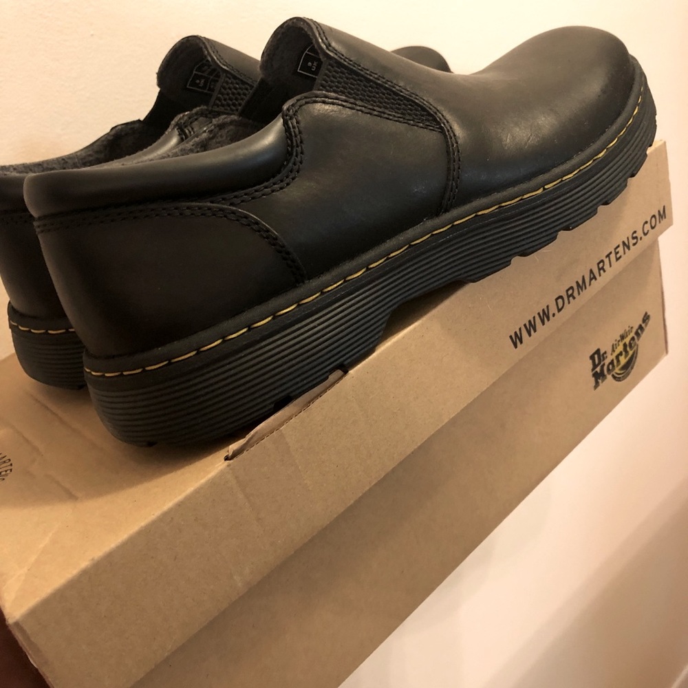 NTW Doc Martens Black Tipton Slip On Soft Wair 10